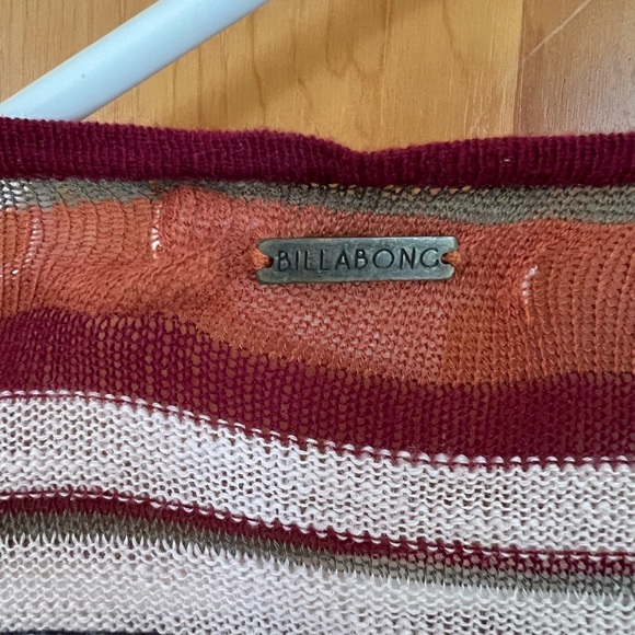 Billabong Multicolor Geometric Long Sleeve Duster Cardigan - Picture 4 of 5